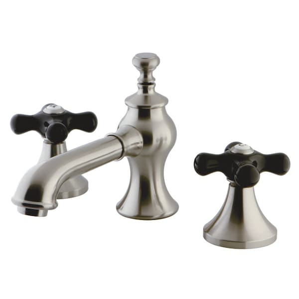 KC7068PKX Duchess Widespread Bathroom Faucet W/ Brass Pop-Up, Nickel